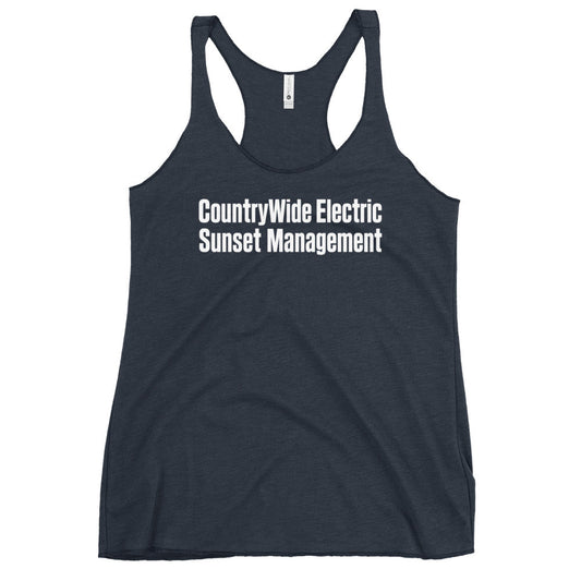 Performance | Thin Racerback Tank Top | FerDa Chicks | Modern Script Logo