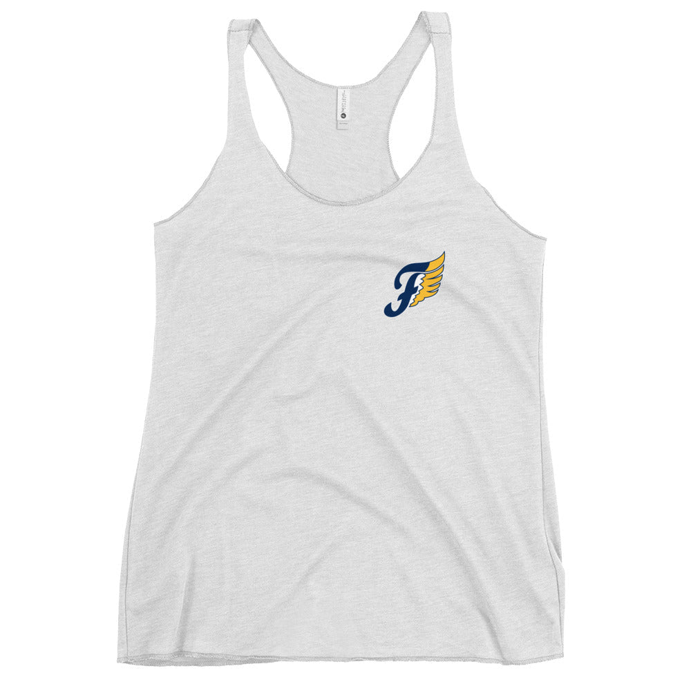 Performance | Thin Racerback Tank Top | Fluvanna Youth Football and Cheer | Crest Logo