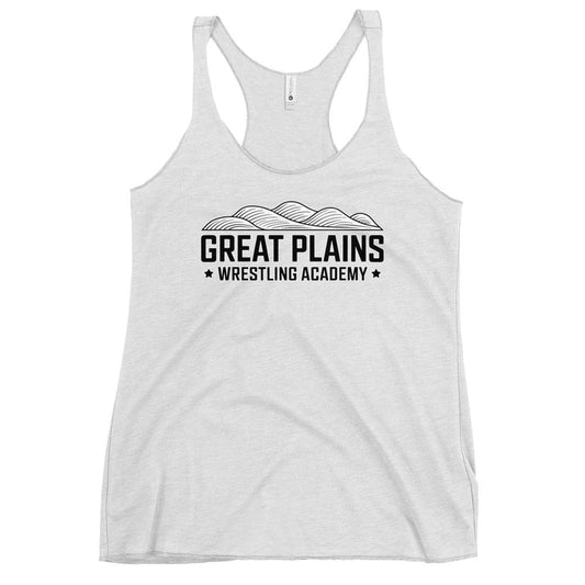 Performance | Thin Racerback Tank Top | Great Plains Wrestling Academy | Crest Logo