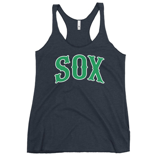 Performance | Thin Racerback Tank Top | Greenville Sox | Script Logo
