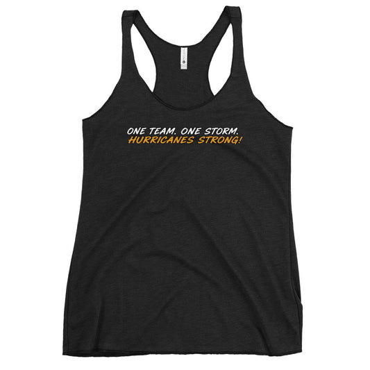 Performance | Thin Racerback Tank Top | Hurricanes | Script Logo