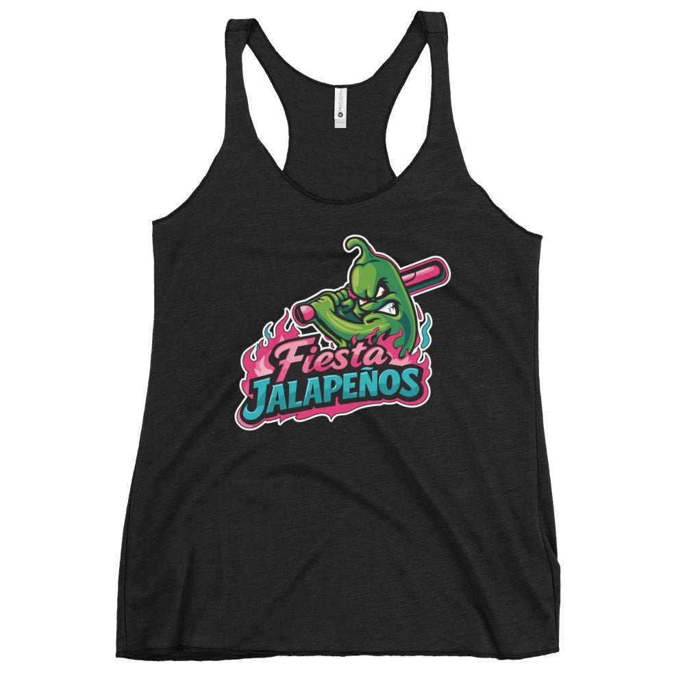 Performance | Thin Racerback Tank Top | Jalapenos Baseball | Fiesta Logo
