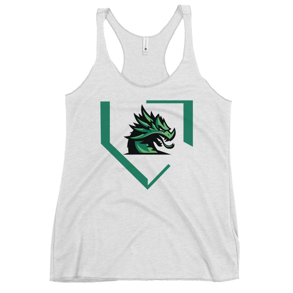 Performance | Thin Racerback Tank Top | John Cooper Baseball | Dragon Home Logo