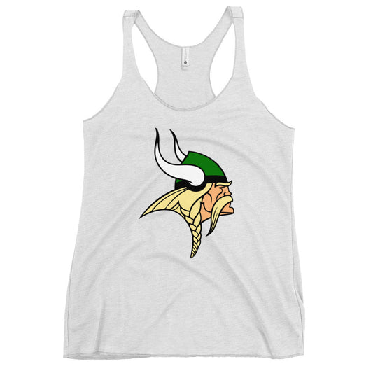 Performance | Thin Racerback Tank Top | Langley High School Girls Varsity Lacrosse | Crest Logo