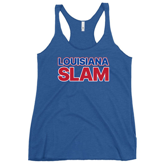 Performance | Thin Racerback Tank Top | Louisiana Slam Baseball | Lettermark Alt Logo