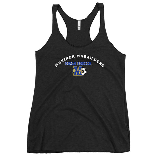 Performance | Thin Racerback Tank Top | Mariner girls soccer | Crest Logo