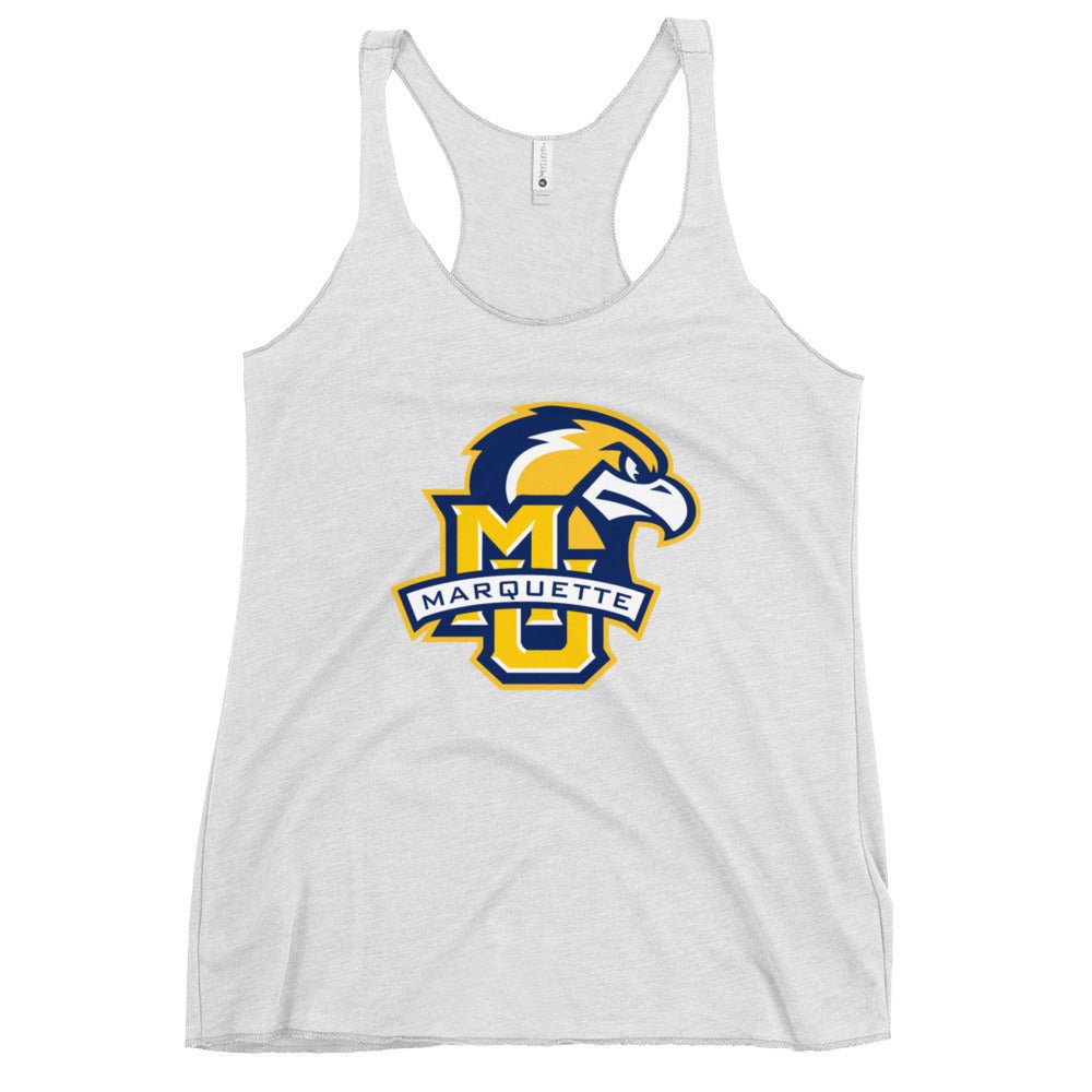 Performance | Thin Racerback Tank Top | Marquette University Women's Hockey | Eagle Crest Logo