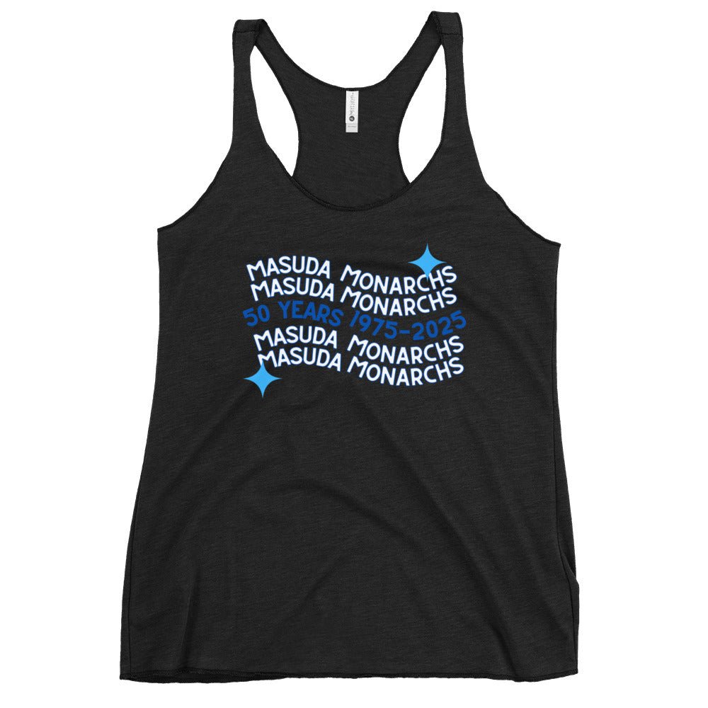 Performance | Thin Racerback Tank Top | Masuda Middle School | 50 Years Logo