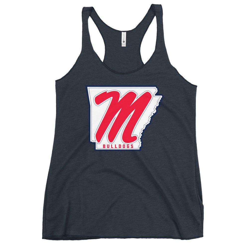 Performance | Thin Racerback Tank Top | Maumelle Bulldogs 2035 | Emblem Logo