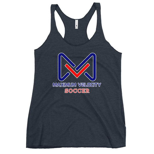 Performance | Thin Racerback Tank Top | Maximum Velocity Youth Sports | Crest Logo