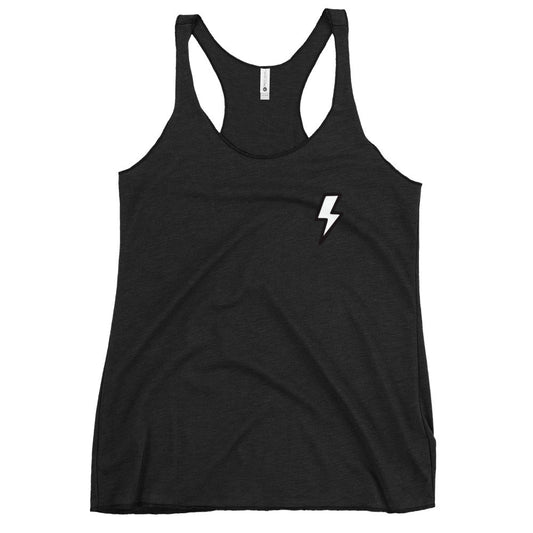 Performance | Thin Racerback Tank Top | Maximum Voltage Athletics District | Titan Thunder Logo