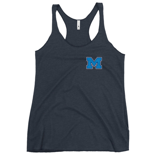 Performance | Thin Racerback Tank Top | Medfield Softball | Lettermark Logo