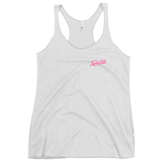 Performance | Thin Racerback Tank Top | Moonshots | Script Logo