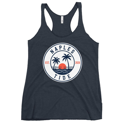 Performance | Thin Racerback Tank Top | Naples Tide | Badge Logo