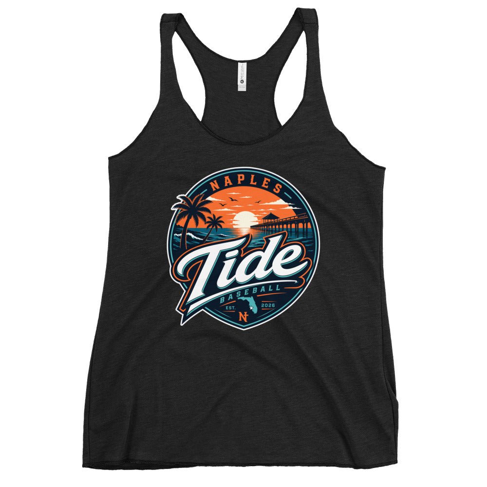 Performance | Thin Racerback Tank Top | Naples Tide | Enblem Logo