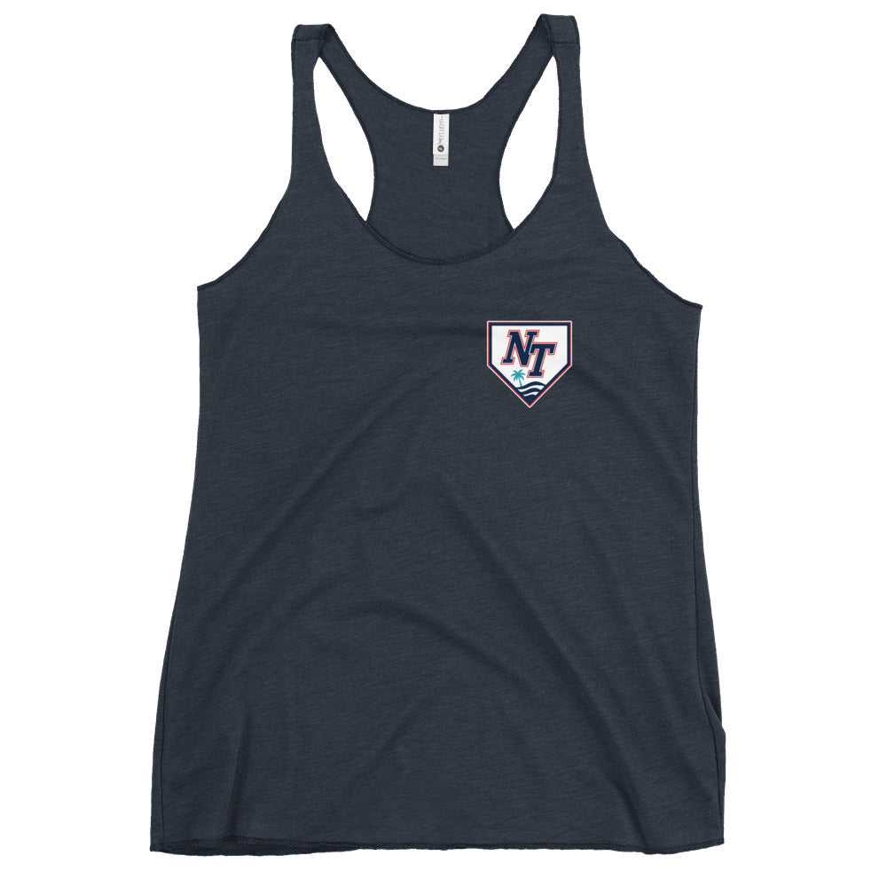 Performance | Thin Racerback Tank Top | Naples Tide | Shield Logo