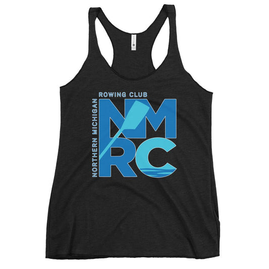 Performance | Thin Racerback Tank Top | Northern Michigan Rowing | Modern Script Logo