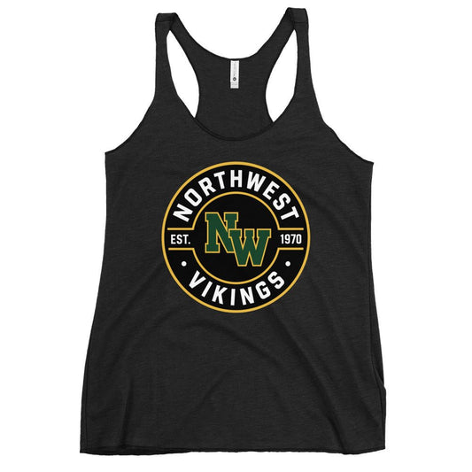 Performance | Thin Racerback Tank Top | Northwest High School | Badge Logo