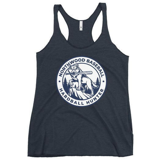 Performance | Thin Racerback Tank Top | Northwood High School Baseball | Badge Logo