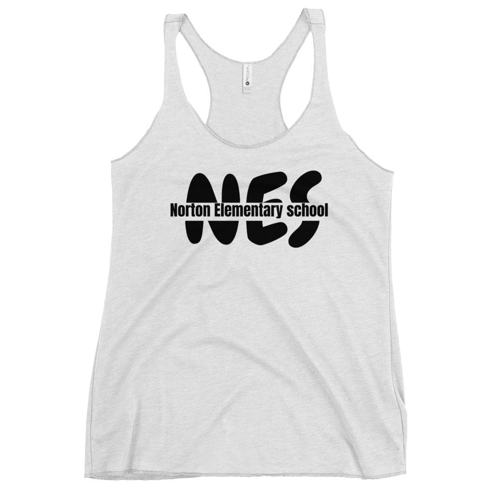 Performance | Thin Racerback Tank Top | Norton Elementary School | NES Script Logo