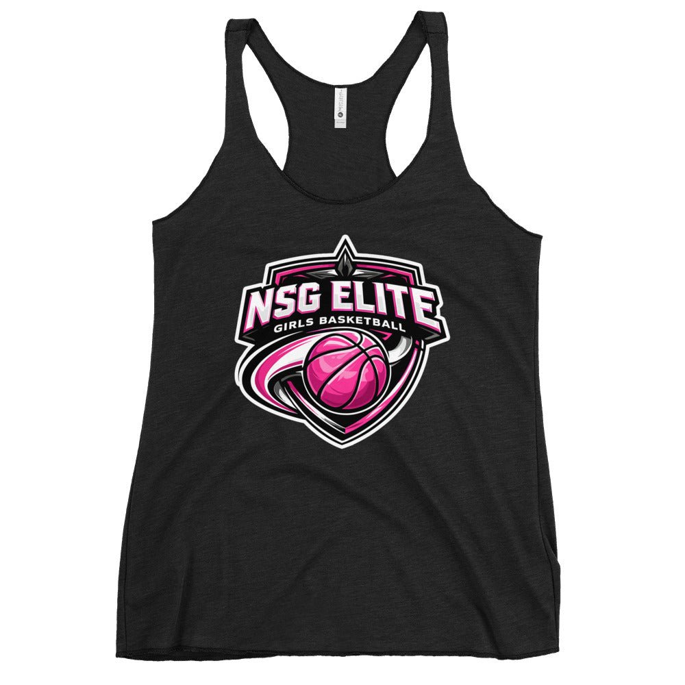 Performance | Thin Racerback Tank Top | NSG Elite Women’s Basketball | Vanguard Shield Logo