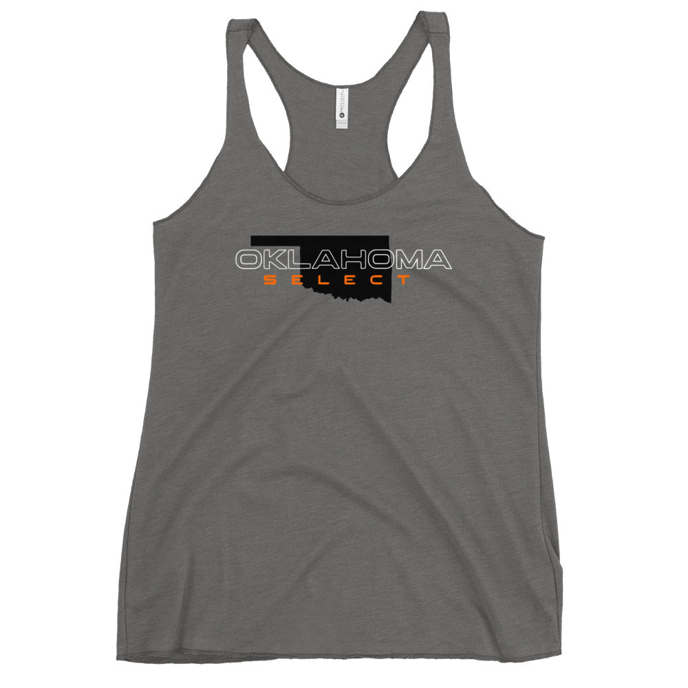 Performance | Thin Racerback Tank Top | Oklahoma Select Ball | Script Logo