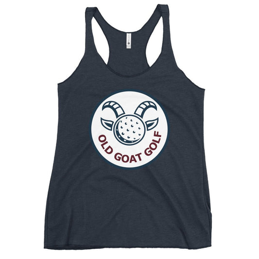 Performance | Thin Racerback Tank Top | Old Goat Golf | Badge Logo