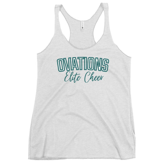 Performance | Thin Racerback Tank Top | Ovations Elite Cheer | Vanguard Logo