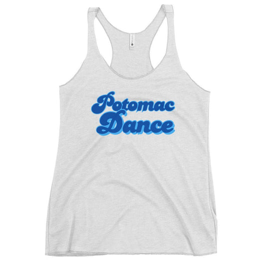 Performance | Thin Racerback Tank Top | PANTHER ROYALE | Potomac Dance Logo