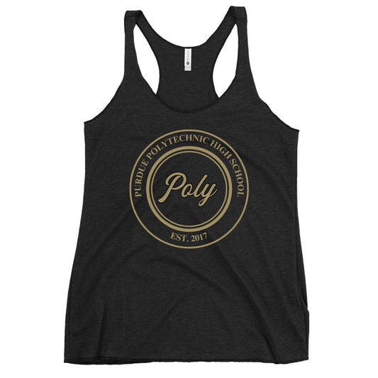 Performance | Thin Racerback Tank Top | Purdue Polytechnic High School | Poly Seal Logo