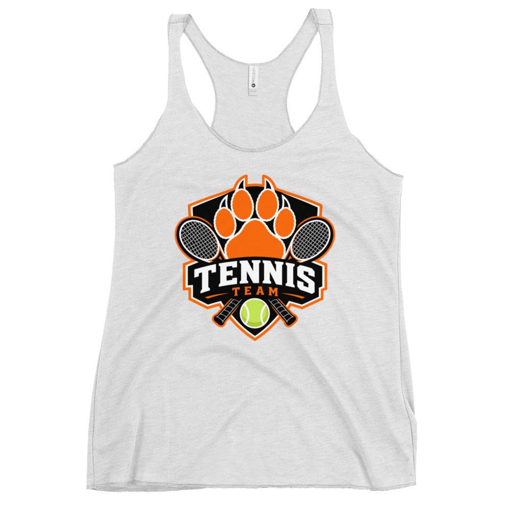 Performance | Thin Racerback Tank Top | Rock Springs High School Tennis | Crest Logo