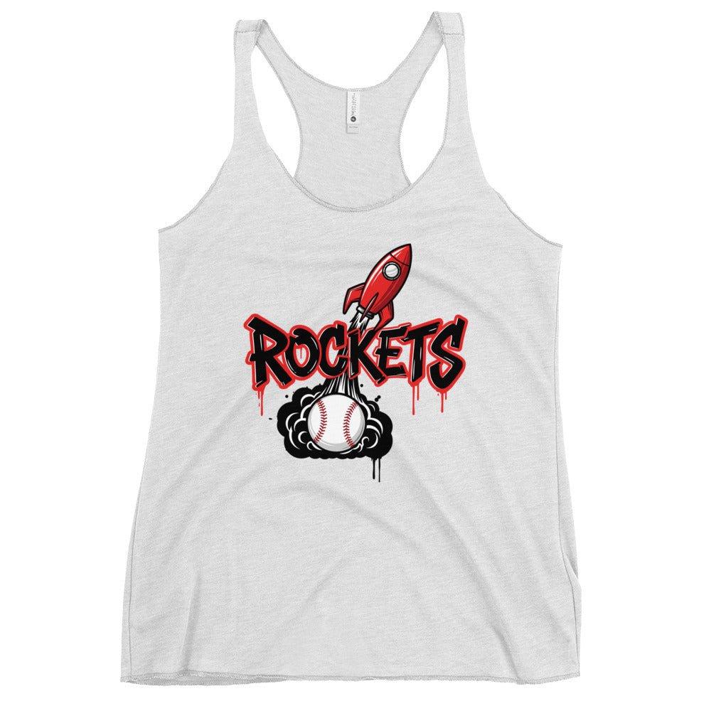 Performance | Thin Racerback Tank Top | Rockets Baseball | Alt Logo