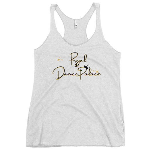 Performance | Thin Racerback Tank Top | Royal Dance Palace | Script Logo