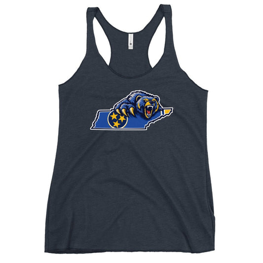 Performance | Thin Racerback Tank Top | Rutherford County Grizzlies Football | Tennessee Logo