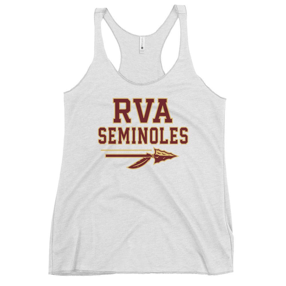Performance | Thin Racerback Tank Top | RVA Seminoles | Script Logo