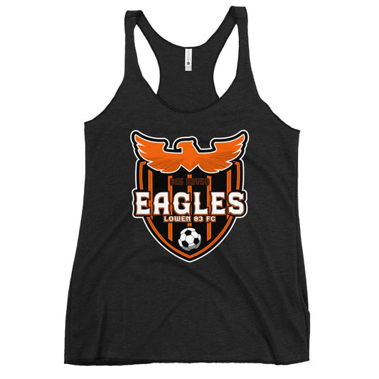 Performance | Thin Racerback Tank Top | San Bruno Eagles | Shield Logo