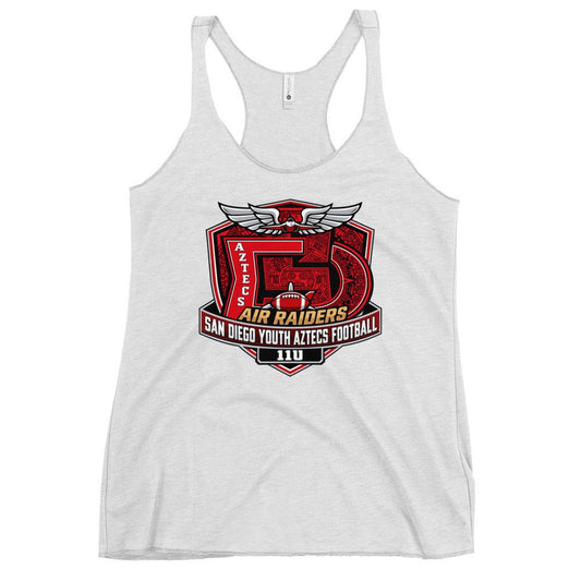 Performance | Thin Racerback Tank Top | San Diego Youth Aztecs Football 11u Air Raiders | Shield Logo
