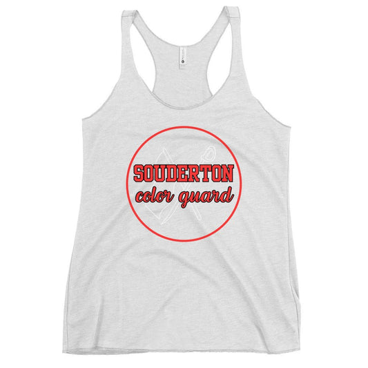 Performance | Thin Racerback Tank Top | Souderton Color Guard | Badge Logo