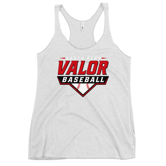 Performance | Thin Racerback Tank Top | South Bend Valor Baseball | Vanguard Logo