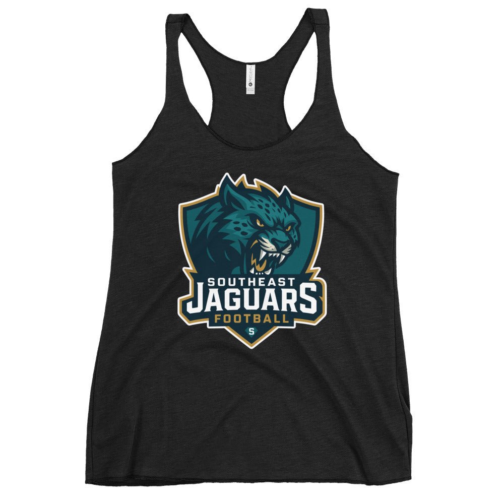 Performance | Thin Racerback Tank Top | Southeast Jaguars | Shield Logo