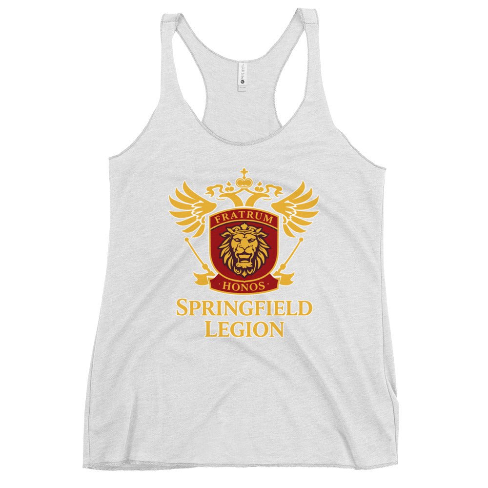 Performance | Thin Racerback Tank Top | Springfield Legion Hockey Club | Imperial Crest Logo