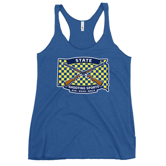 Performance | Thin Racerback Tank Top | State Shooting Sports | Flag Logo