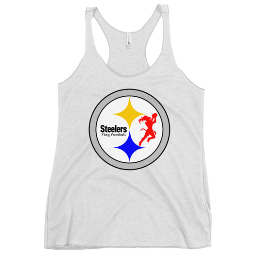 Performance | Thin Racerback Tank Top | Staten Island Steelers | Badge Logo