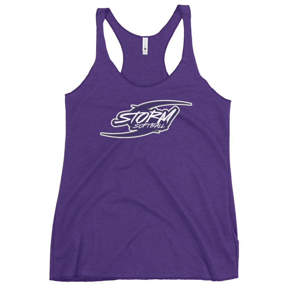 Performance | Thin Racerback Tank Top | Storm Softball | Storm Logo