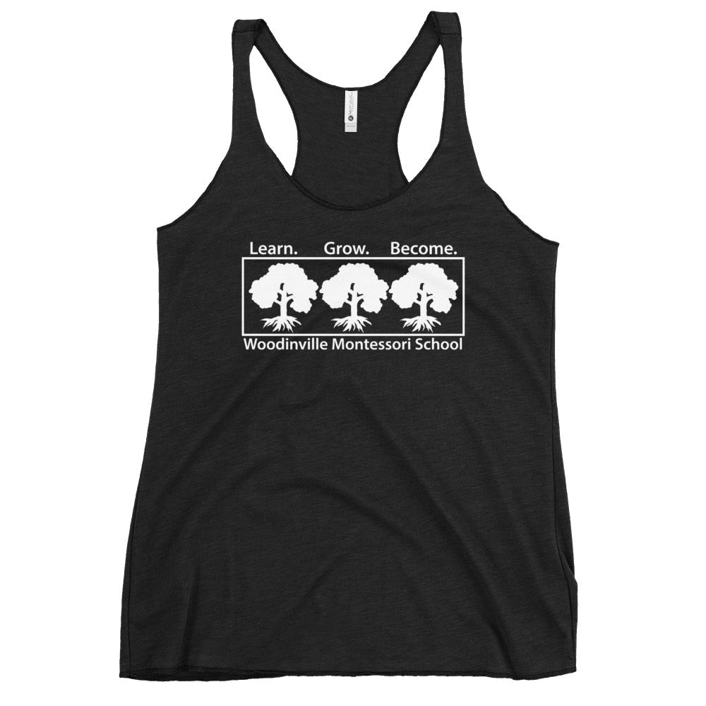 Performance | Thin Racerback Tank Top | TEST WMS Store | White Logo Logo