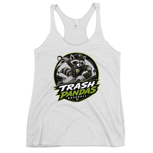 Performance | Thin Racerback Tank Top | Trash Pandas Baseball Organization | Vanguard Logo