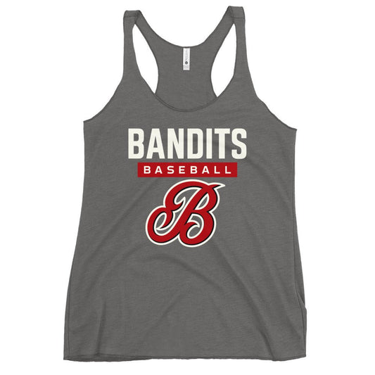 Performance | Thin Racerback Tank Top | Tri - City Baseball | Varsity Script Logo