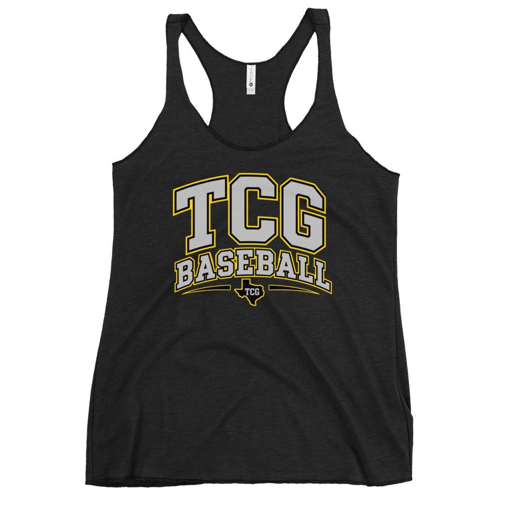 Performance | Thin Racerback Tank Top | Tri-County Ghosts | TCG Crest Logo