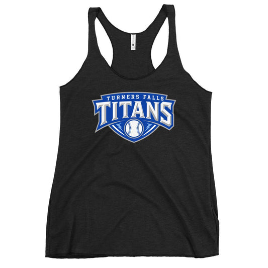 Performance | Thin Racerback Tank Top | Turners Falls Titans | Titan Crest Logo