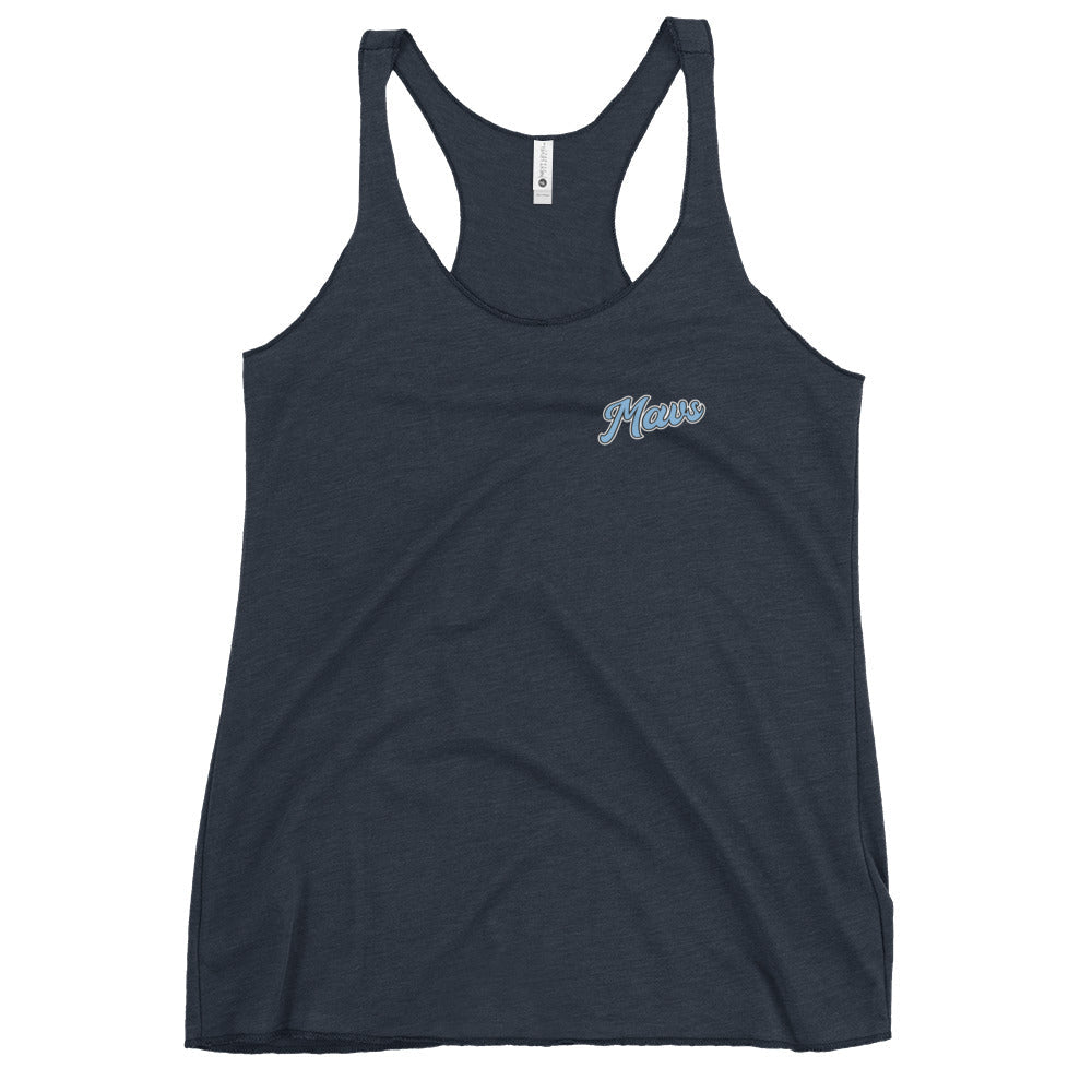 Performance | Thin Racerback Tank Top | Upper Makefield Mavs Fastpitch | Script Logo